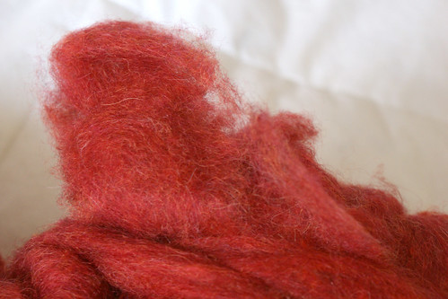 Rhinebeck Fiber: Triple R Farm wool & silk roving
