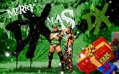 wwe dx wallpapers. DX Xmas wallpaper by bugbytes