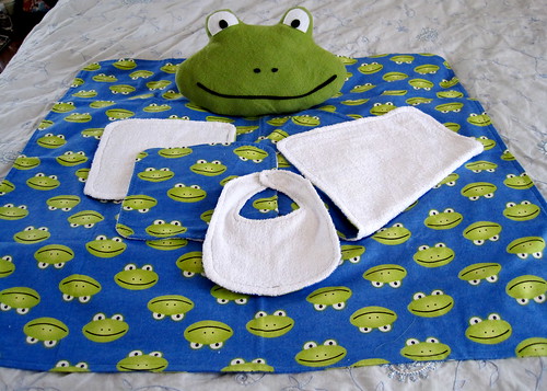 Flannel baby set