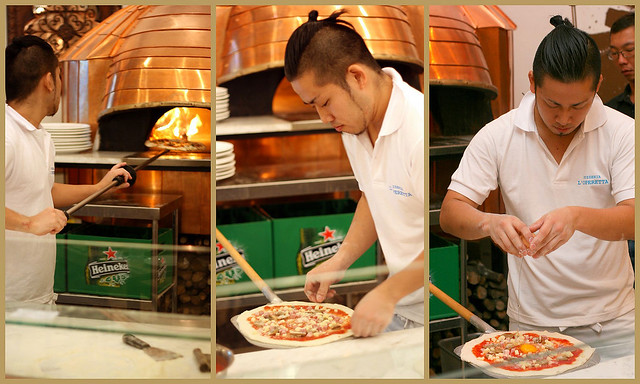Naples-trained Japanese pizza specialist using oven from Naples