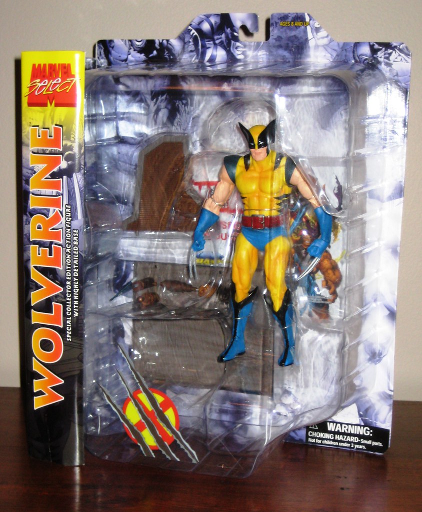 Action Figure Blues Wolverine joins the Marvel Select ranks
