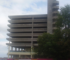Trinity Square Car Park August 2009 -- view from the west (flickr)
