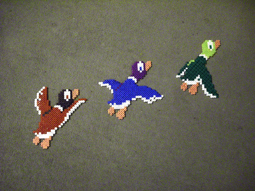 Animated Flying Duck