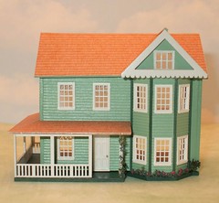 1/144th Scale Victorian Dollhouse for a Dollhouse