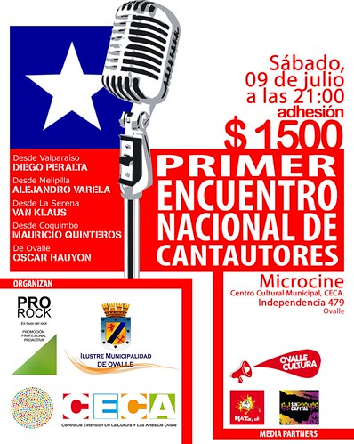 Primer Encuentro Nacional de Cantautores. Ovalle, 2011 by Oscar Hauyon