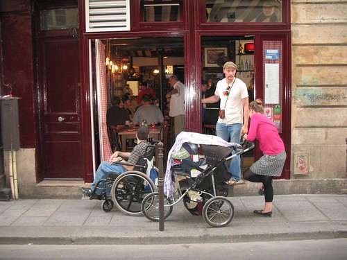 Every restaurant graciously fit us in, no matter how cramped the seating, although sometimes we had to fold and store the stroller