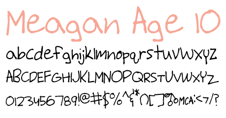 click to download Meagan Age 10