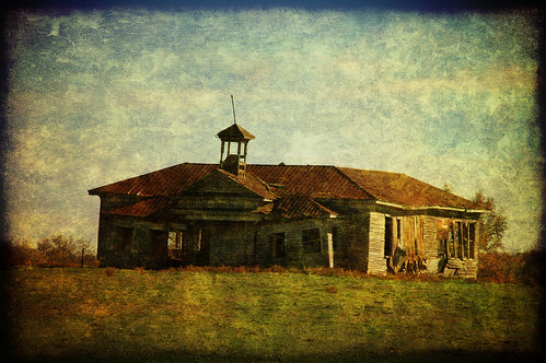 Old Shiloh School Textured