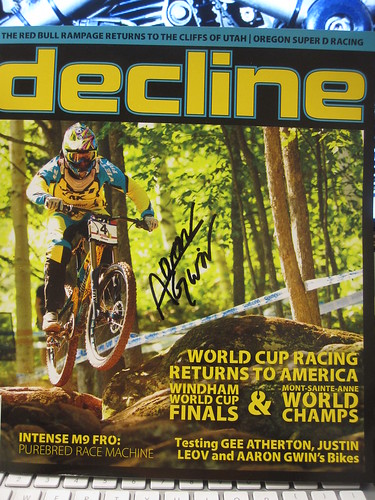 World Cup Magazine Cover. Aaron Gwin Decline Magazine