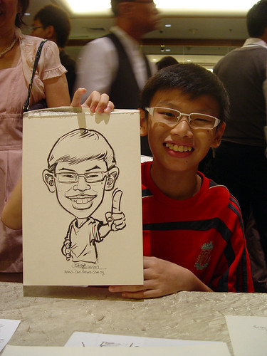 Caricature live sketching for wedding dinner 221109 - 7