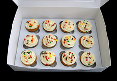 Carrot Cake with cream cheese icing Thanksgiving cupcakes