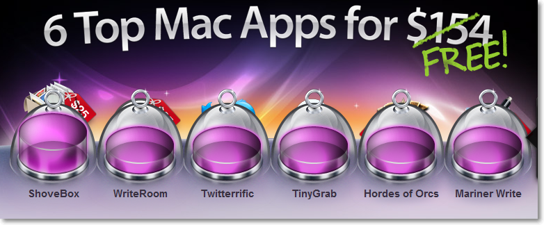 Mac OS X - 6 applicazioni commerciali del valore di $ 154 scaricabili gratuitamente!