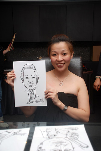 Caricature live sketching for Johnson & Johnson - 6