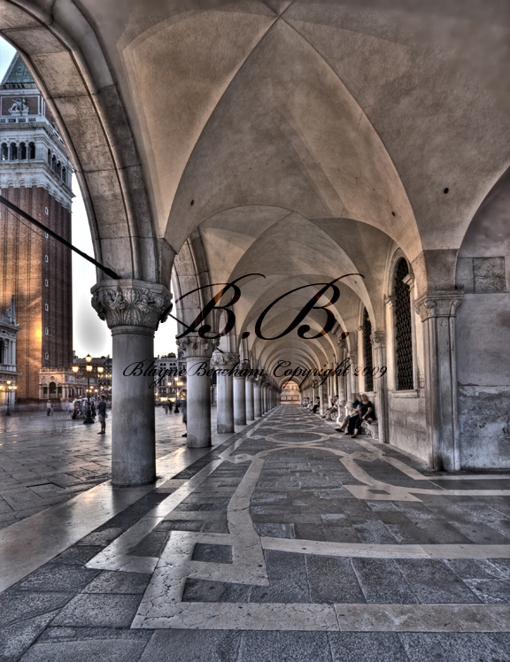 San Marco down arches