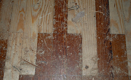 Pine floor upstairs hall