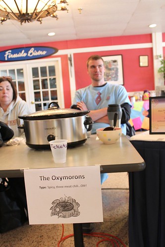 the Oxymorons...spicy three meat chili...ole!