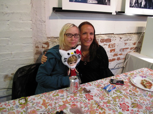 Me and Gina Garan and Isobel Creampuff as Hello Kitty!