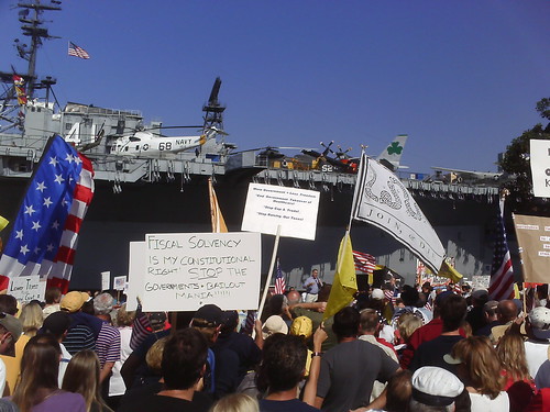 USS Midway Tea Party by Americans for Prosperity CA.