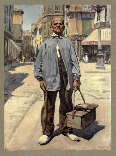 022-Un abuelito murciano-An artista in Spain 1914- Michael Arthur C.