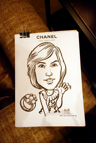 Caricature live sketching for Chanel Day 1 - 8