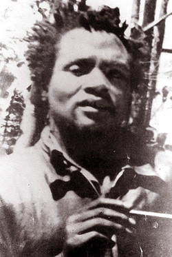 A rare photograph of the Field Marshal of the Kenyan Land and Freedom Army, Dedan Kimathi, taken during the uprising during the 1950s. Kimathi was executed by the British in 1957. KLFA veterans are seeking reparations from the British government. by Pan-African News Wire File Photos