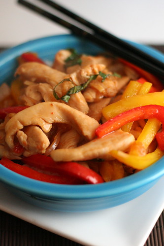 Stir-Fried Chicken with Sweet Chili Sauce