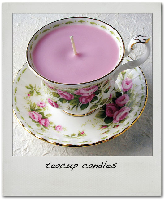 Try this teacup candle DIY project from the clever people over at Kid Craft
