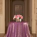 Gold violet Crush tablecloth