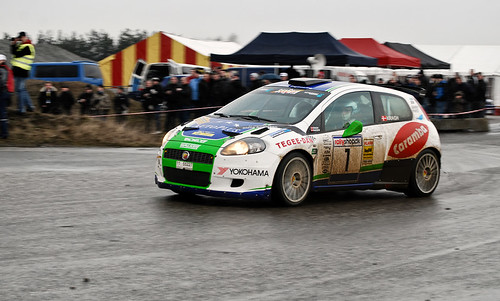 Fiat Punto Abarth Rally Sune Bundgaard Tags sports wet rain denmark punto