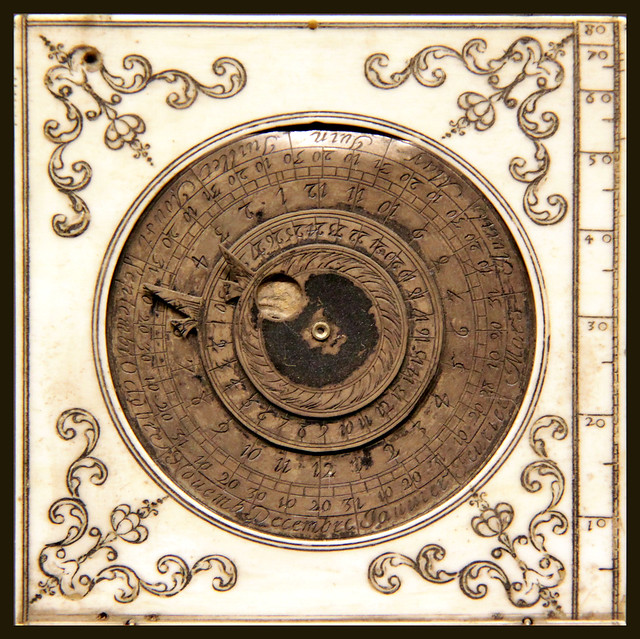 Part of sundial, by Charles Bloud, late 17c