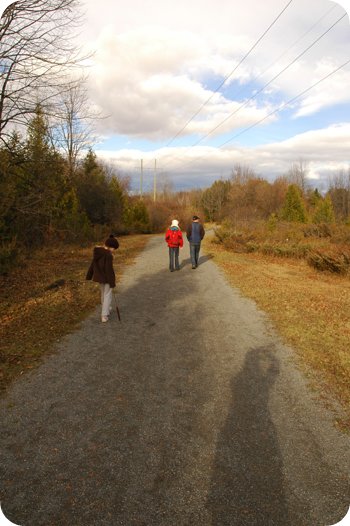 on the trail to the old Nepean Quarry in Barrhaven