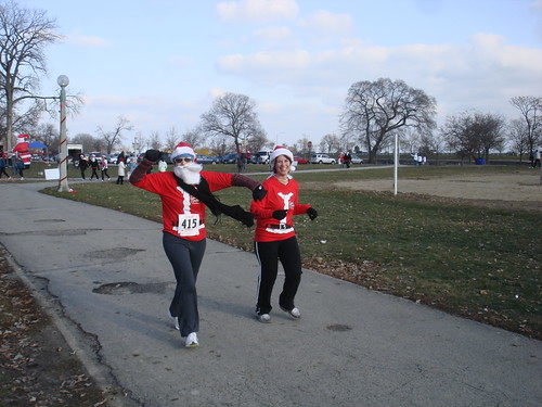 Erica and Shannon finishing
