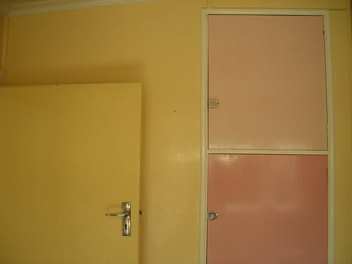 Pink cupboards