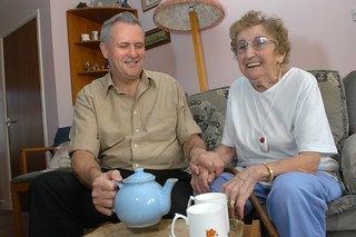 Old couples Care in the home