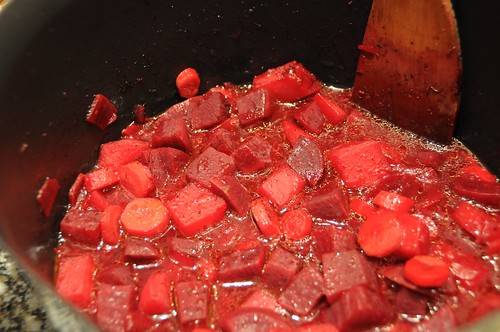borscht - cooking