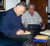 Maestro Zubin Mehta signing newyorkbrass classikids book