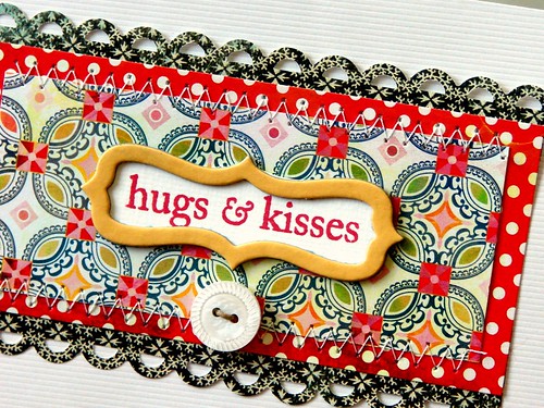 hugs & kisses card