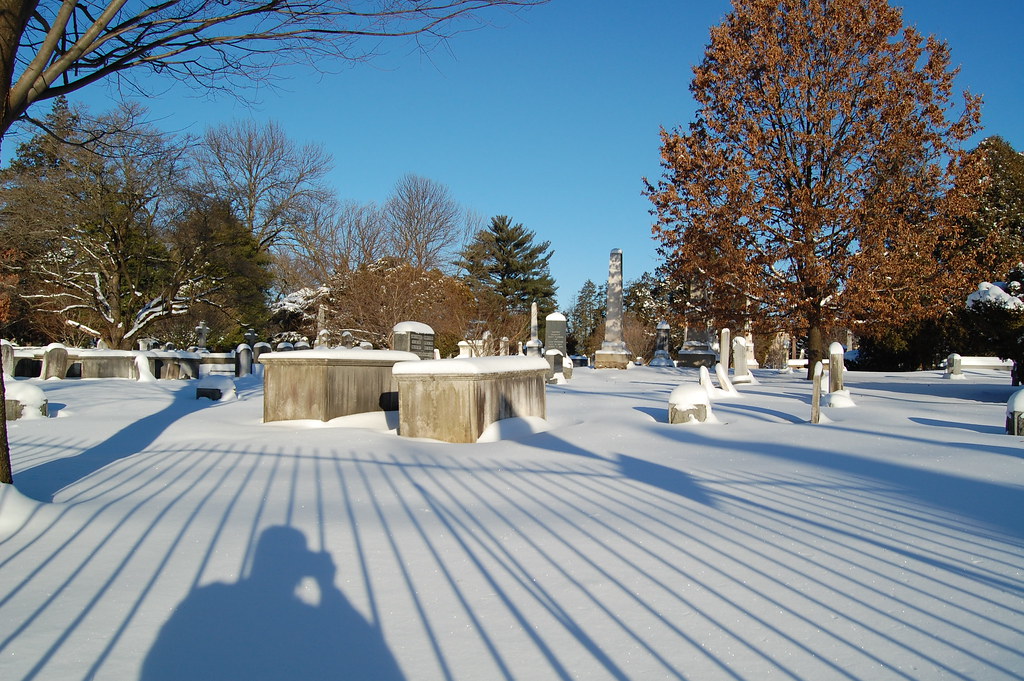 The cemetary of Nassau Presbyterian, founded in 1757