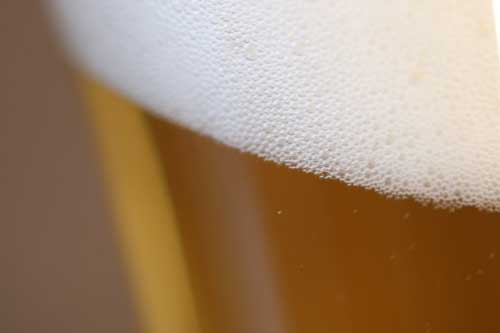 lager, close up