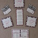 White/Black & Hot Pink Wedding Stationery Set - Table Numbers, Menu, Escort Cards & Menu <a style="margin-left:10px; font-size:0.8em;" href="http://www.flickr.com/photos/37714476@N03/4026511917/" target="_blank">@flickr</a>