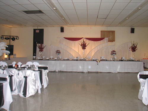 Latice decorations wedding reception
