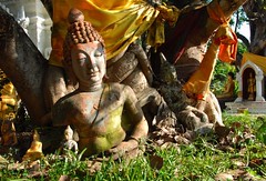 Broken Buddha of Wat Phra Singh
