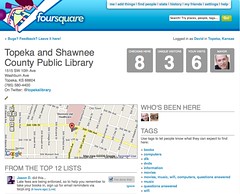 Library entry in foursquare