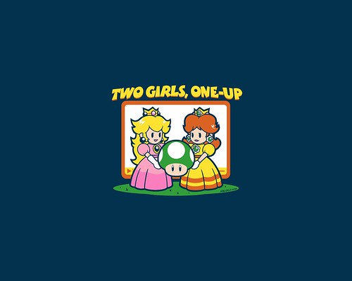 Two girls one up