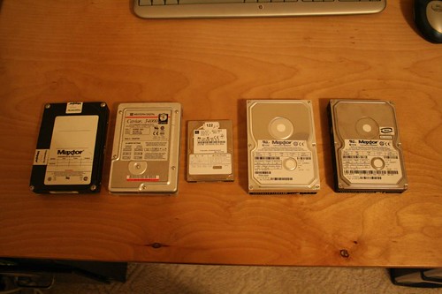 9 year of hard drives: '92 - '01