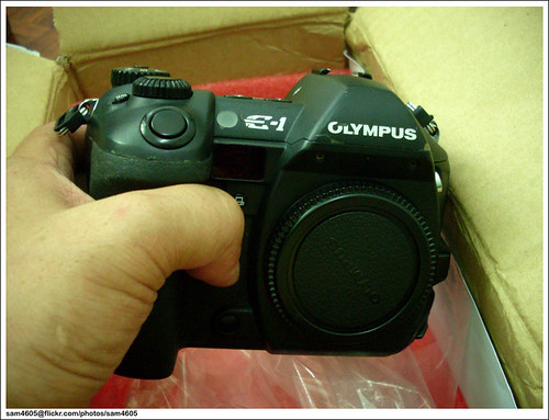 Olympus E-1 received after service from Olympus Malaysia