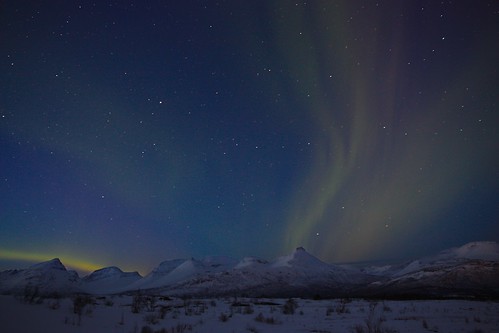  フリー写真素材, 自然・風景, 夜空, オーロラ, ノルウェー,  