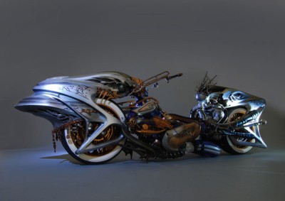 Final Fantasy Play Arts Kai and Shiva Motorcycle