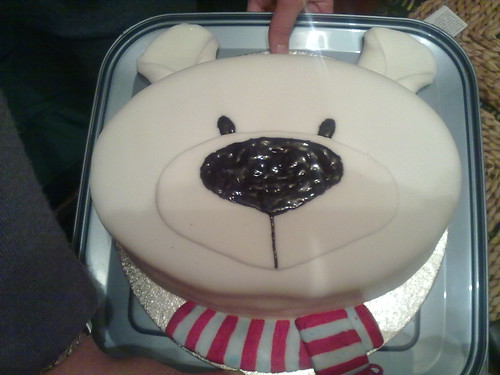 Peter the Polar Bear Cake - by Jenna.