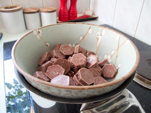 making chocolates